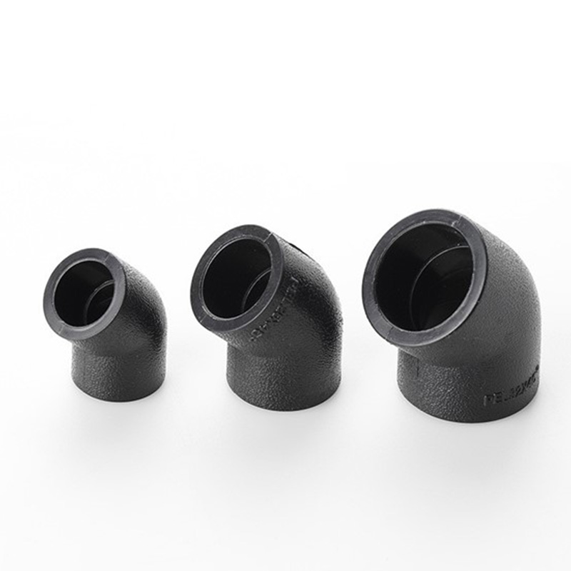 HDPE 45 ° Zmiany łokcia Kierunek przepływu