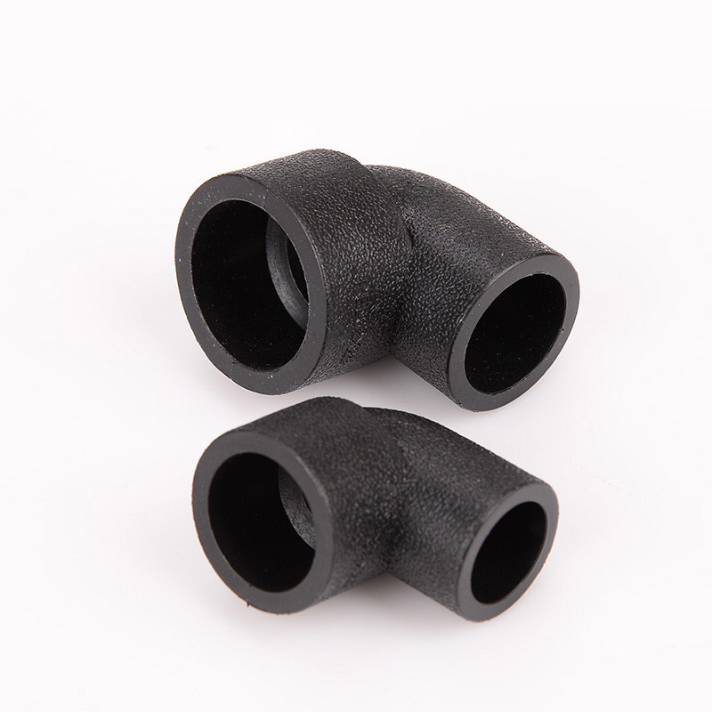 Łokieć HDPE 90 ° do połączenia rur płynowych
