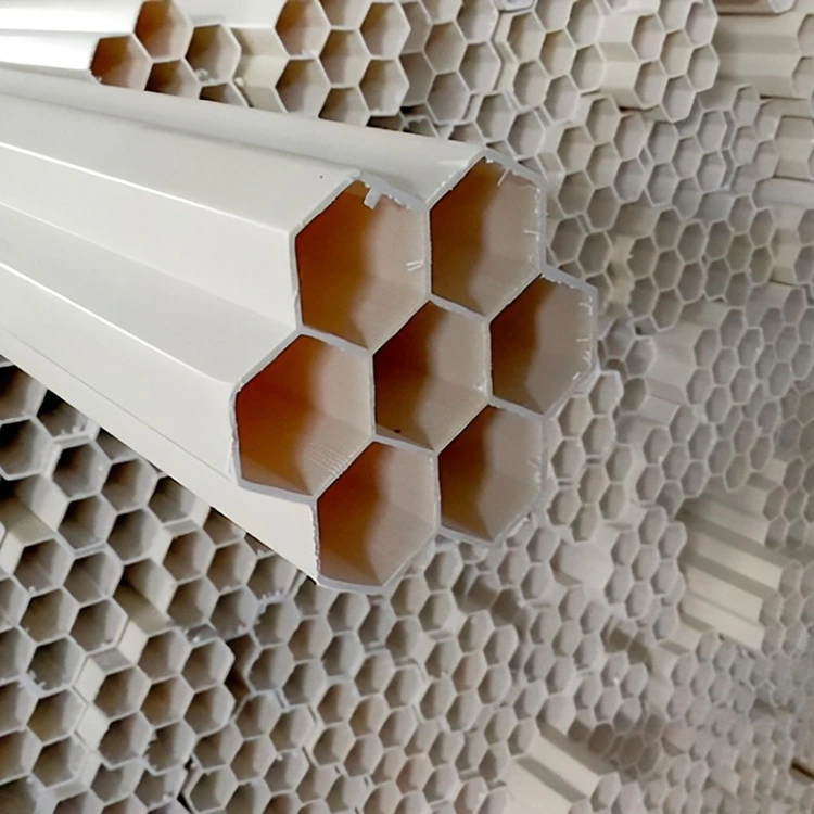 Rury o strukturze plastra miodu PVC-U